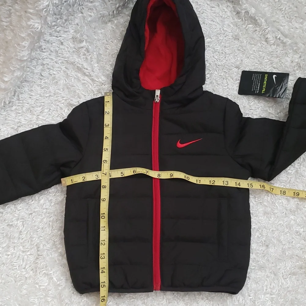 Boys Nike Puffer Hooded Winter Jacket